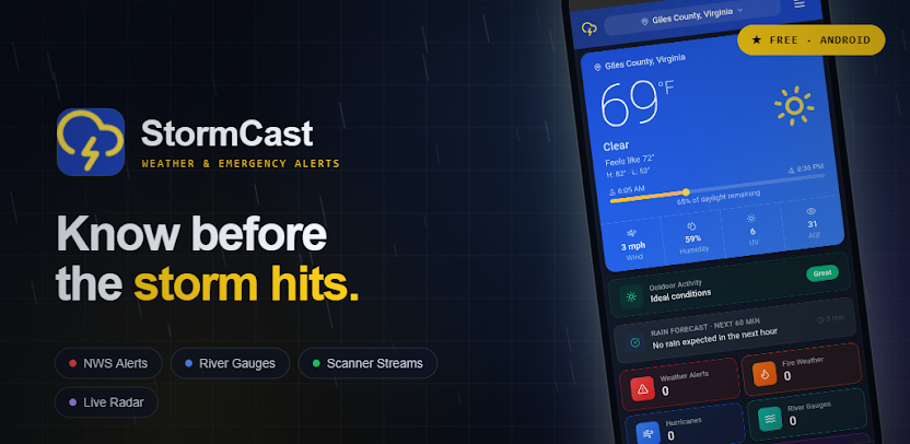 StormCast — Weather & Emergency Alerts